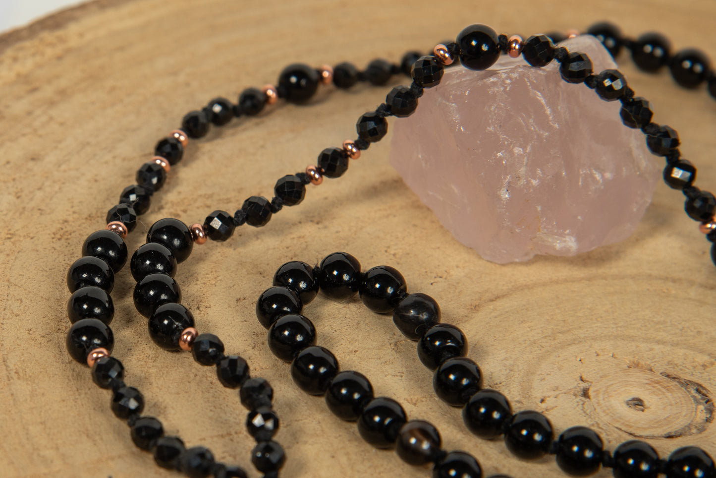 Mala 108 perle di Onice, Pietra Guru Onice