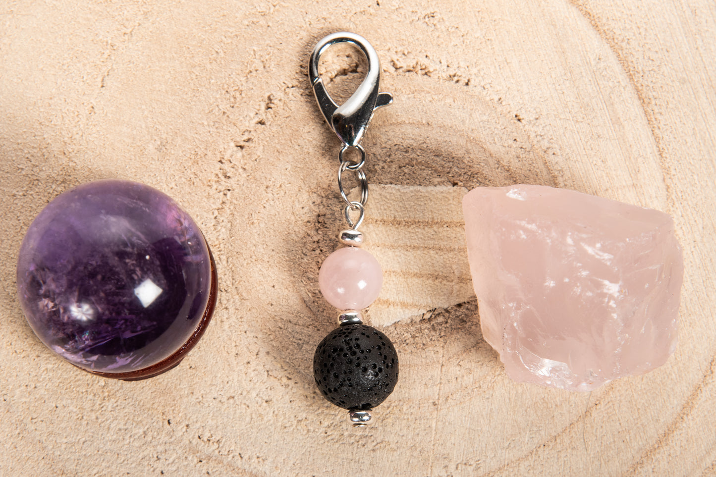 Ciondolo per cane pietra dura e pietra lavica