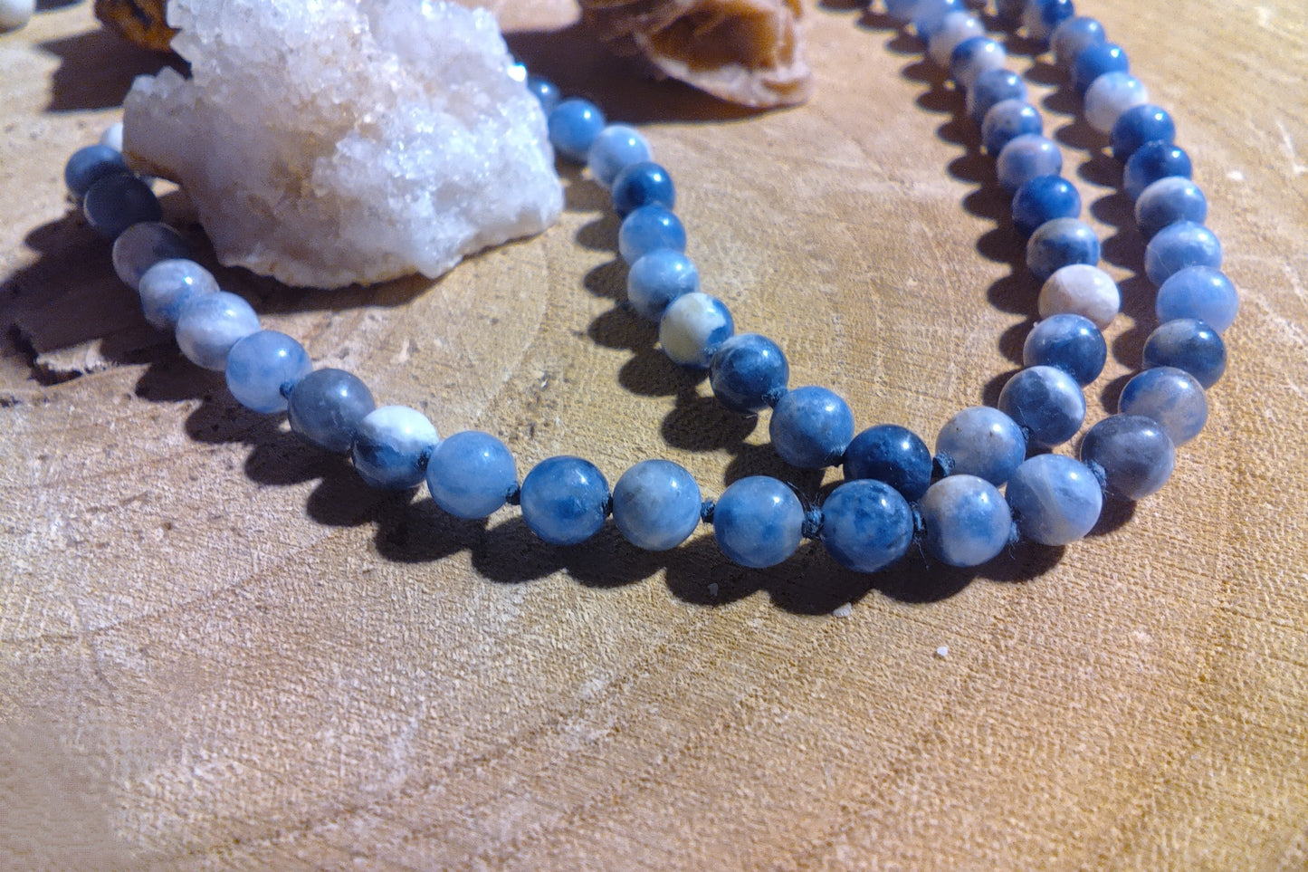 Mala in Sodalite, Pietra Guru Sodalite, Rame
