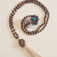 Mala in Bronzite, pietra guru in Bronzite, rame