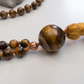 Mala con pietre naturali di Occhio di tigre