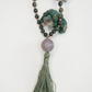 Mala in Diaspro Kambaba, Pietra guru Agata grigia, Rame