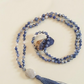 Mala in Sodalite, Pietra Guru Agata botswana, Rame