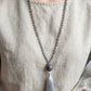Mala da meditazione in Labradorite, Agata e Rame – 108 perle