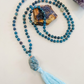 Mala per la pratica della meditazione in Apatite e Rame