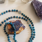 Mala per la pratica della meditazione in Apatite e Rame