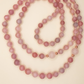 Mala in Opale rosa, Pietra Guru Quarzo rosa, Ametista lavanda, Rame