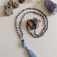 Mala in Dumortierite, Pietra Guru Lapislazzuli, Rame