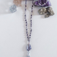 Mala in Diaspro zebrato, Pietra Guru Agata botswana, Rame