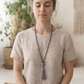Mala per meditare in Diaspro K2, Pietre Guru Lapislazzuli, Agata grigia e Rame