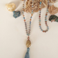 Mala per la meditazione in Diaspro imperiale, Pietra Guru Diaspro, Rame