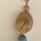 Mala per la meditazione in Diaspro imperiale, Pietra Guru Diaspro, Rame