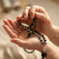 Mala in Diaspro Kambaba, Pietra guru Agata verde, Rame