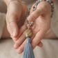 Mala per la meditazione in Diaspro imperiale, Pietra Guru Diaspro, Rame