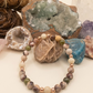 Bracciale in Diaspro Zebra Marrone e Diaspro Verde – Perle naturali da 6 mm