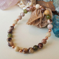 Bracciale in Diaspro Zebra Marrone e Diaspro Verde – Perle naturali da 6 mm