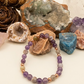 Bracciale in Ametista, Tormalina Elbaite e Labradorite – Perle naturali da 6 mm