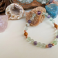 Bracciale in Fluorite, Ametista e Mookaite – Perle naturali da 6 mm