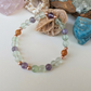 Bracciale in Fluorite, Ametista e Mookaite – Perle naturali da 6 mm