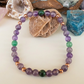 Bracciale in Ametista, Ruby Zoisite e Nefrite – Perle naturali da 6 mm