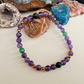 Bracciale in Ametista, Ruby Zoisite e Nefrite – Perle naturali da 6 mm