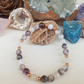 Bracciale in Labradorite Bianca e Tormalina Elbaite – Perle naturali da 6 mm