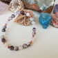 Bracciale in Labradorite Bianca e Tormalina Elbaite – Perle naturali da 6 mm