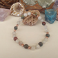 Bracciale in Magnesite ed Eliotropio – Perle naturali da 6 mm