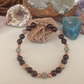 Bracciale in Granato, Labradorite e Rodocrosite – Perle naturali da 6 mm