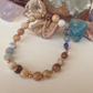 Bracciale in Diaspro Zebra Marrone e Sodalite – Perle naturali da 8 mm