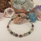 Bracciale in Prehnite e Granato – Perle naturali da 6 mm