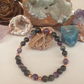 Bracciale in Occhio di Falco e Ametista – Perle naturali da 6 mm