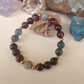 Bracciale in Agata Muschiata e Occhio di Bue – Perle naturali da 8 mm