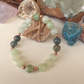 Bracciale in Giadeite, Agata Muschiata e Agata Albero – Perle naturali da 8 mm