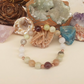 Bracciale in Amazzonite Multicolore, Agata Bianca e Agata Rossa – Perle naturali da 8 mm