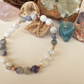 Bracciale in Howlite e Sodalite – Perle naturali da 8 mm