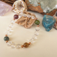 Bracciale in Cristallo di Rocca e Tormalina Multicolore – Perle naturali da 8 mm
