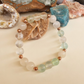 Bracciale in Agata Bianca e Fluorite – Perle naturali da 8 mm