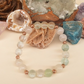 Bracciale in Agata Bianca e Fluorite – Perle naturali da 8 mm