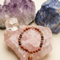 Bracciale in Diaspro Brecciato, Occhio di Bue ed Eliotropio con Ciondolo in Diaspro Rosso – Perle naturali da 6 mm