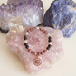 Bracciale in Rodonite Pizzo, Ossidiana Dorata e Magnesite con Charm Sole – Perle naturali da 6 mm