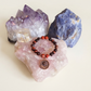 Bracciale in Diaspro Rosso e Occhio di Bue con Charm Stella e Fasi Lunari – Perle naturali da 8 mm