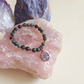 Bracciale in Agata Muschiata, Agata Albero e Granato Almandino con Charm Albero della Vita – Perle naturali da 6 mm