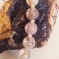 Mala da meditazione in Quarzo Ametistino con Goethite, Ametista Lavanda e Quarzo Ferroso – 108 perle