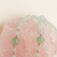 Mala da meditazione in Avventurina Verde e Agata Rossa – 108 perle