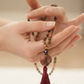Mala da meditazione in Diaspro Leopardo e Mica – 108 perle