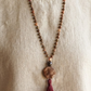 Mala da meditazione in Diaspro Leopardo e Mica – 108 perle