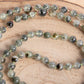 Mala in Prehnite, Pietra guru Labradorite, Rame