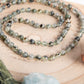 Mala in Prehnite, Pietra guru Labradorite, Rame