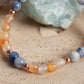 Bracciale perle 6 mm corniola, sodalite, rame